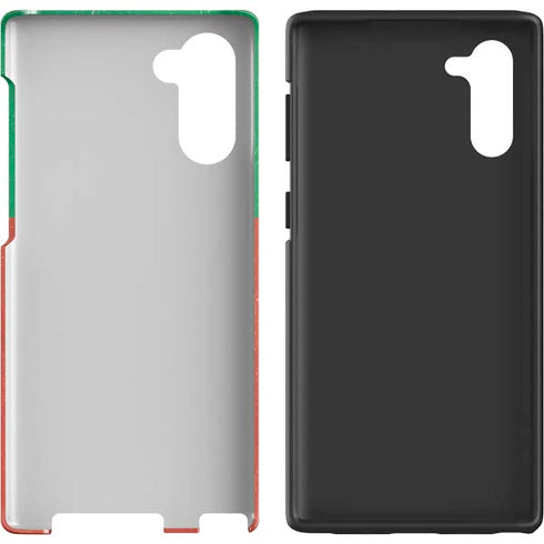 Portugal Flag Distressed Galaxy Note 10 Pro Case